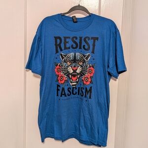 Gildan Blue Graphic Men's T-Shirt